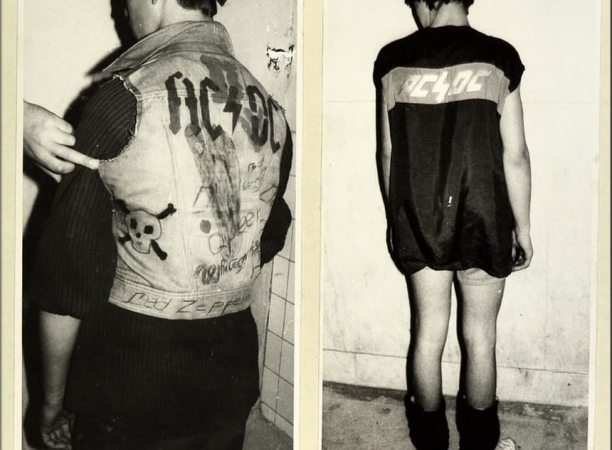 Fotografia dimineții - CNSAS a prezentat imagini cu tineri din Bucureşti reţinuţi la finele anilor ’80 pentru atitudinea lor rebelă şi pentru că purtau haine pe care inscripţionaseră numele formaţiilor pe care le ascultau