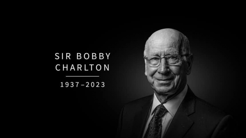 Fotografia dimineții - Sir Bobby Charlton, legendă a echipei Manchester United şi a naţionalei Angliei, a încetat din viaţă, sâmbătă, la vârsta de 86 de ani: