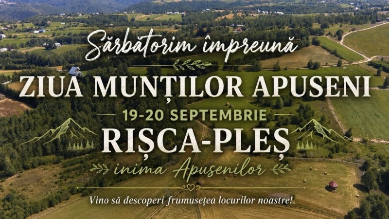 Ziua Munților Apuseni 2026 - Rișca devine, timp de două zile, capitala tradițiilor și frumuseții din inima Apusenilor