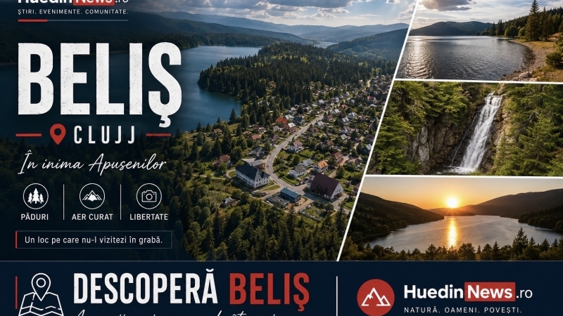 Beliș, Cluj. Locul în care Apusenii coboară spre lac