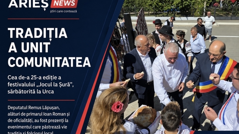 Deputatul Remus Lăpușan, alături de comunitatea din Viișoara la cea de-a 25-a ediție a festivalului „Jocul la Șură”