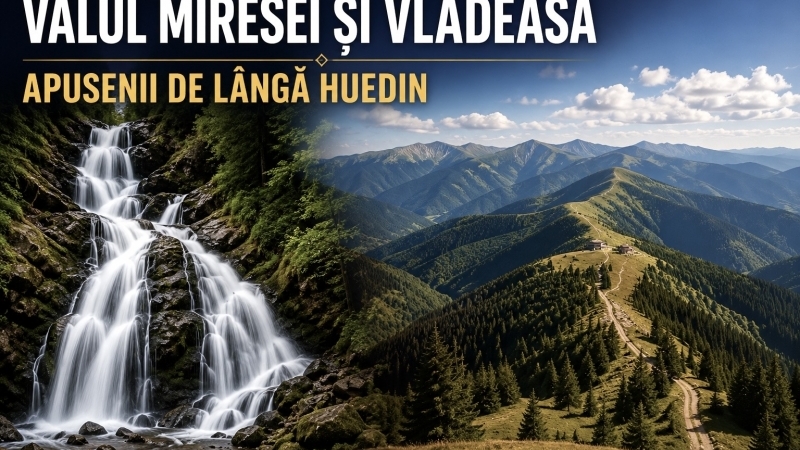 De la Huedin spre inima Apusenilor - Răchițele, Vlădeasa și Rîșca, trei destinații care merită descoperite