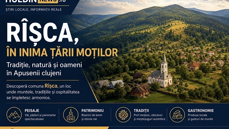 Rîșca, satul dintre munți unde Apusenii își păstrează tradițiile