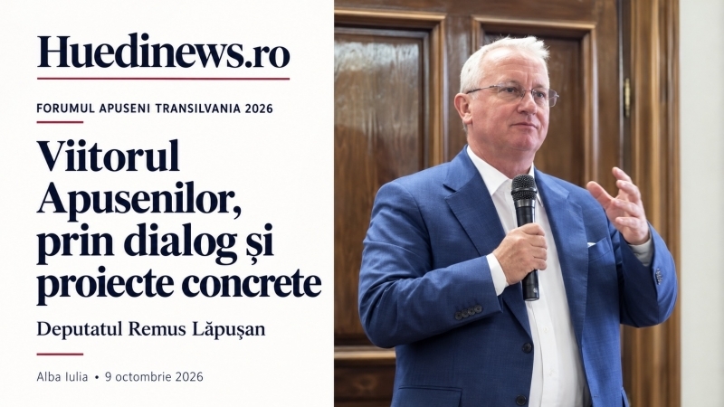 Deputatul Remus Lăpușan: „Viitorul Apusenilor se construiește prin dialog, colaborare și proiecte concrete”