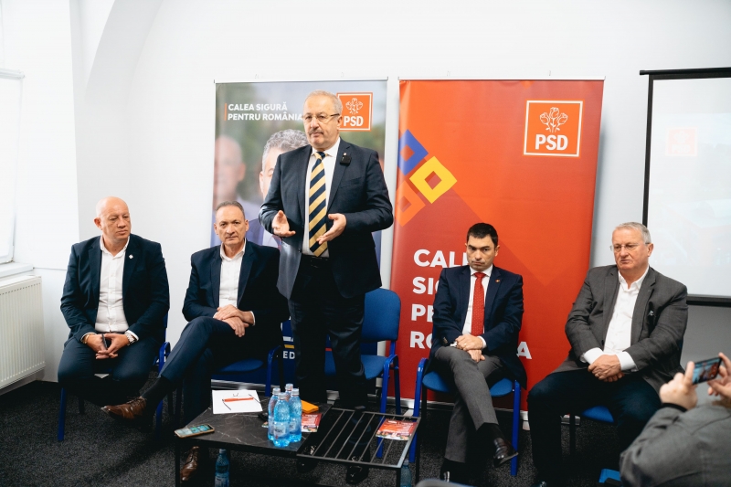 Organizația Județeană PSD Cluj a organizat conferința de presă ‘Reindustrializarea, prioritate a programului de guvernare PSD’