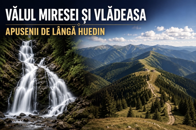 De la Huedin spre inima Apusenilor - Răchițele, Vlădeasa și Rîșca, trei destinații care merită descoperite