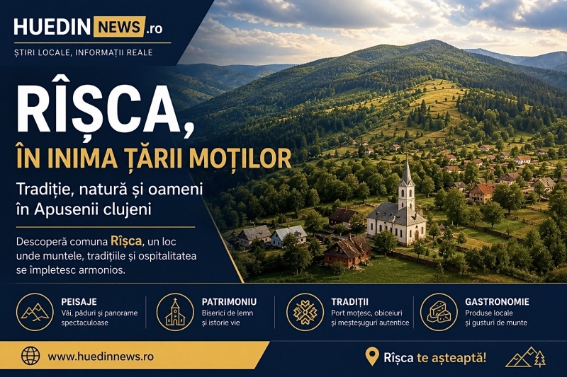 Rîșca, satul dintre munți unde Apusenii își păstrează tradițiile