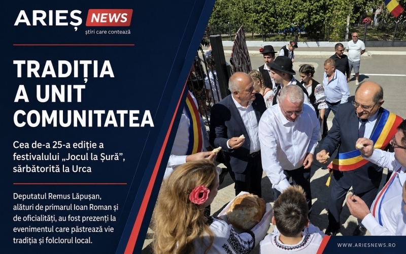 Deputatul Remus Lăpușan, alături de comunitatea din Viișoara la cea de-a 25-a ediție a festivalului „Jocul la Șură”