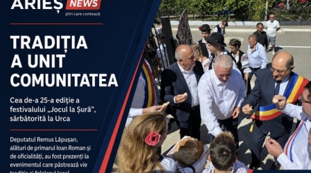 Deputatul Remus Lăpușan, alături de comunitatea din Viișoara la cea de-a 25-a ediție a festivalului „Jocul la Șură”