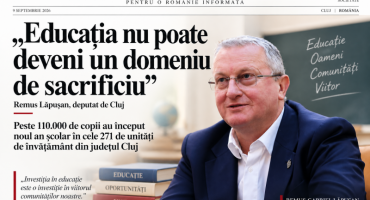 Peste 110.000 de copii au început noul an școlar în cele 271 de unități de învățământ din județul Cluj